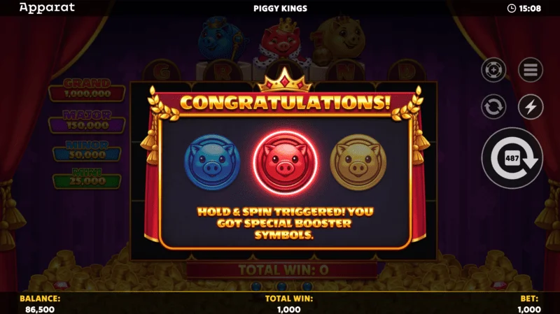 Piggy Kings - Free Spins s Crown Scatter
